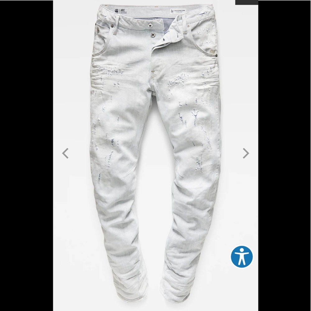 Men’s G-Star Raw Arc 3D Tapered Jeans - Picture 5 of 5